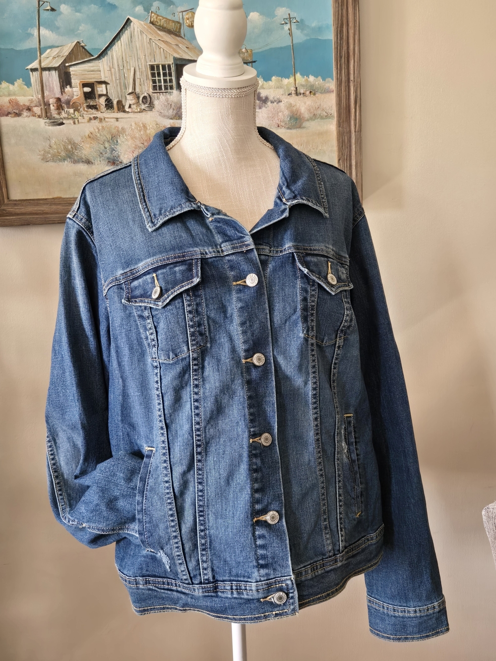 Old Navy Blue Denim Jean Jacket